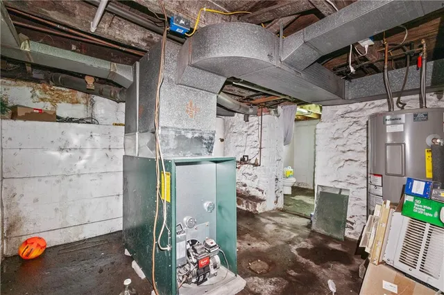 a view of storage and utility room