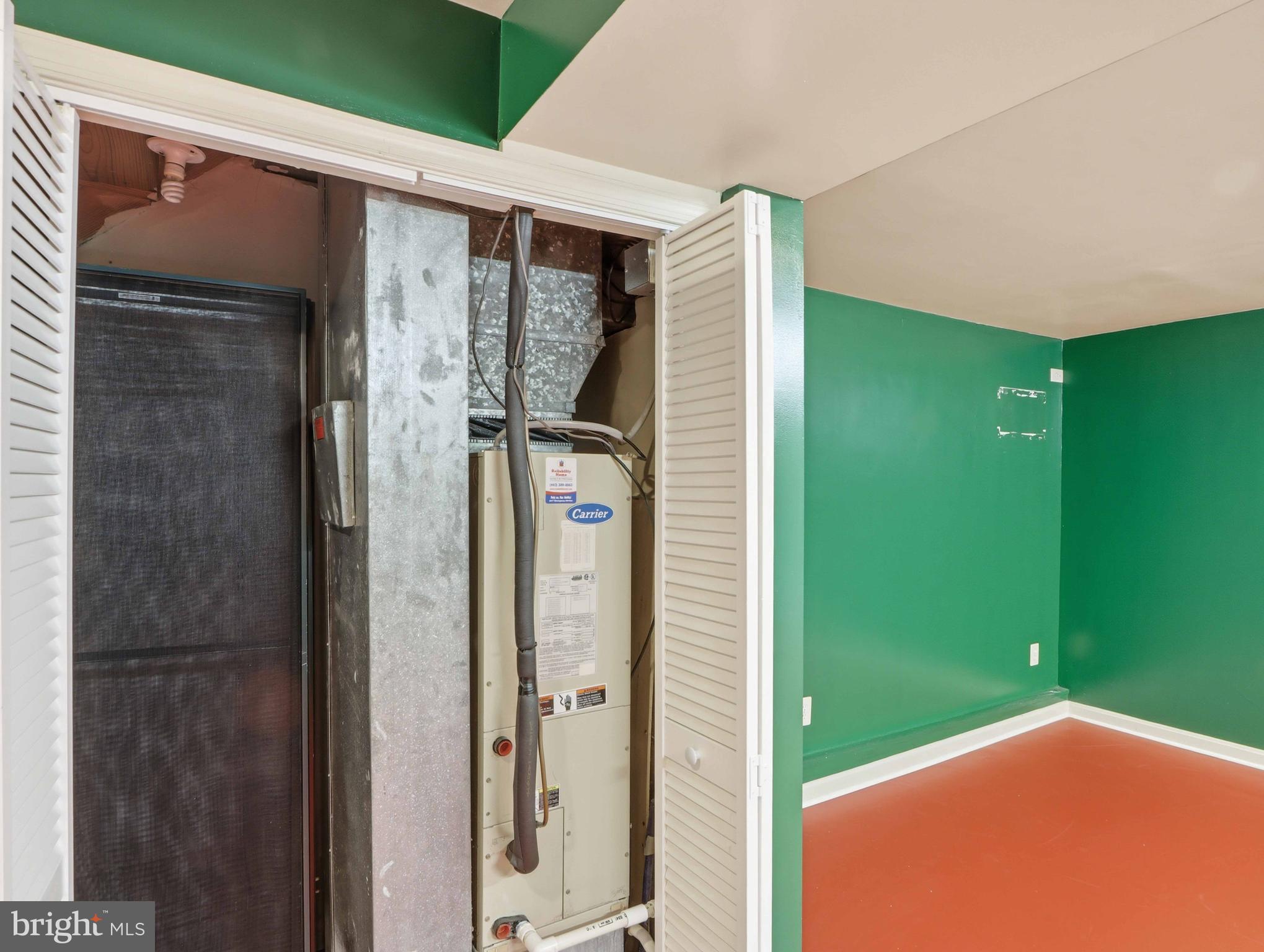 8812 Fox Circle Perry Hall, MD 21128 - Photo 19 of 44 HVAC in closet of lower level
