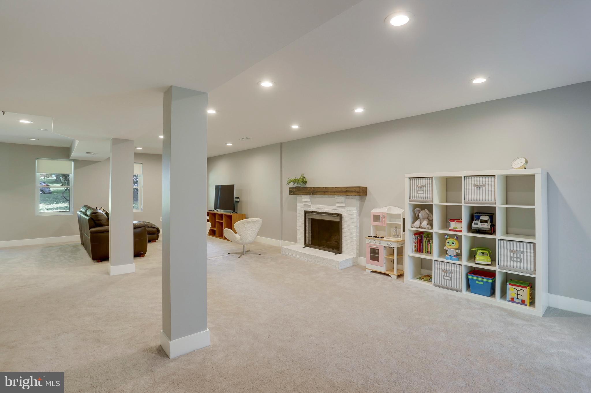 12116 Pueblo Road Gaithersburg, MD 20878 - Photo 24 of 30 Open and bright basement w/ recessed lighting