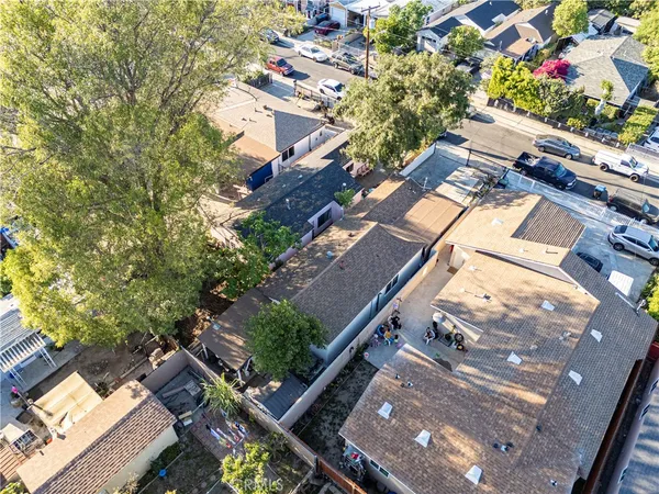 an aerial view of city