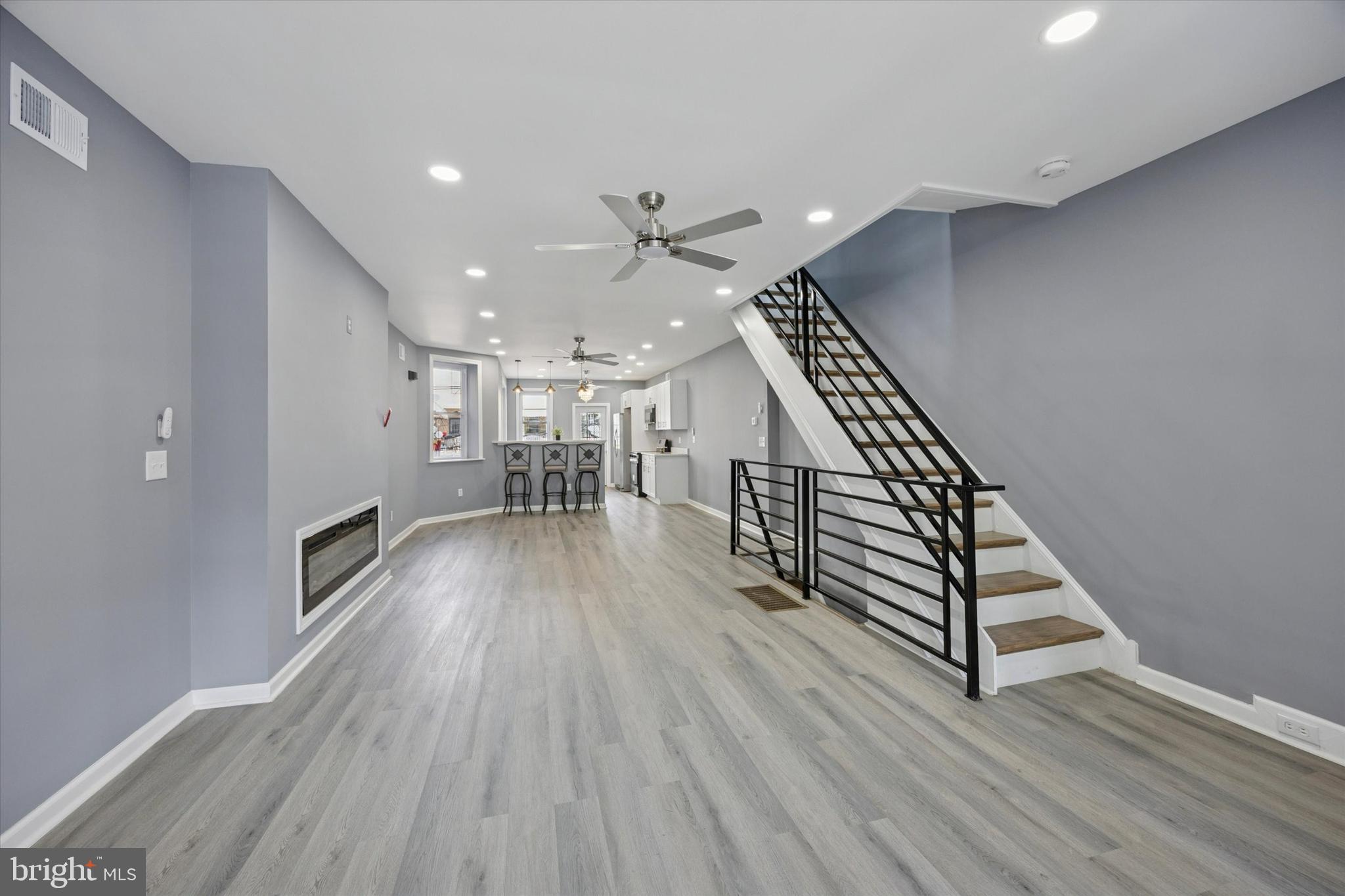 5407 Arlington Street Philadelphia, PA 19131 - Photo 3 of 15 a view of entryway and hall with wooden floor