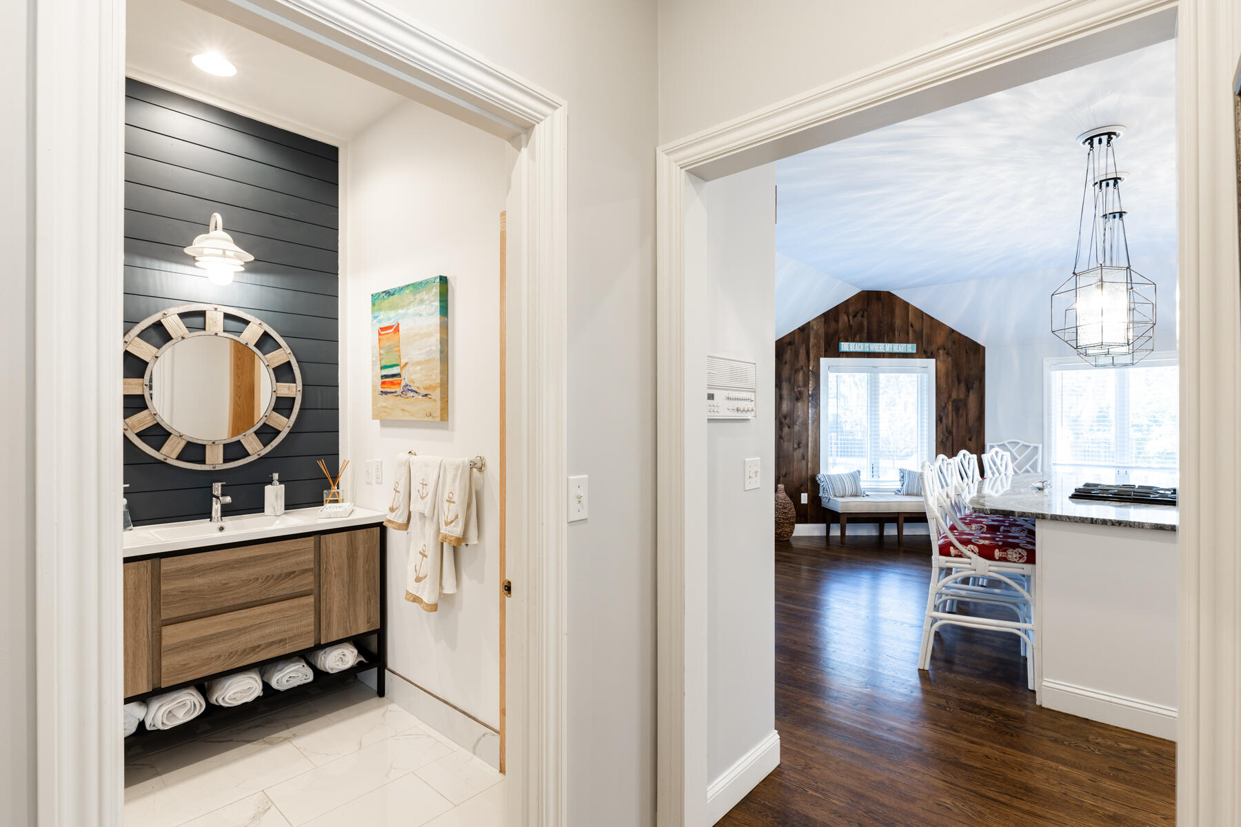 135 Paddock Circle Mashpee, MA 02649 - Photo 19 of 60 a view of living room and bedroom with windows