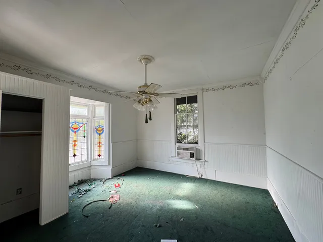 a view of an entryway door