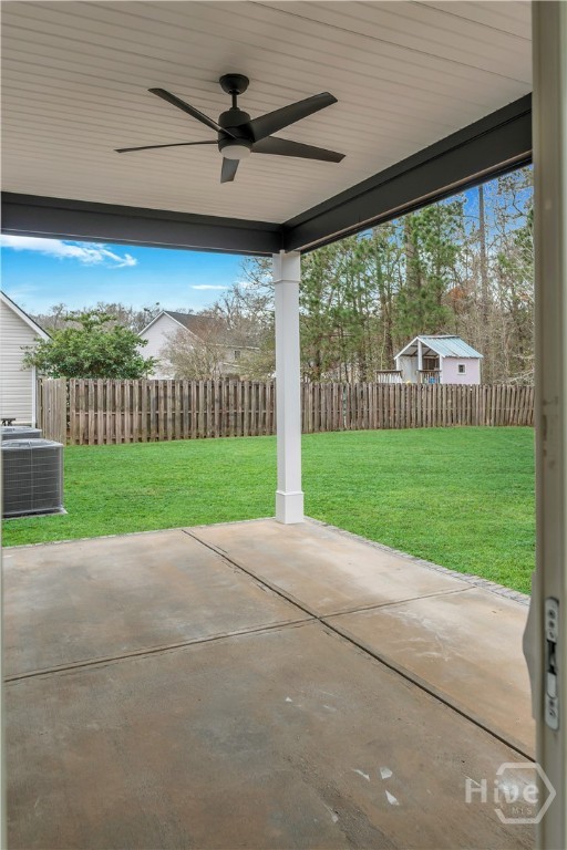 1105 Woodland Drive Pooler, GA 31322 - Photo 19 of 48 Covered patio