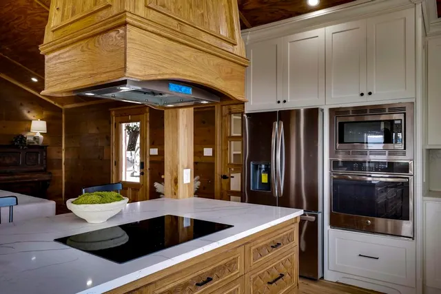 a room with a closet and wooden floor