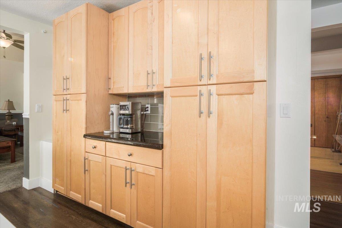 1401 Chokecherry Drive Pocatello, ID 83204 - Photo 16 of 46 Light wood-finish cabinetry featuring brushed nickel hardware