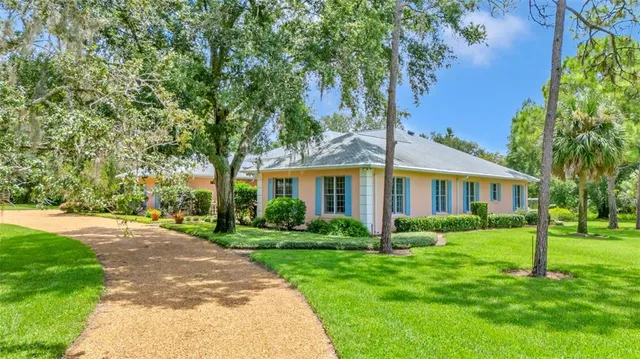 a view of outdoor space and garden