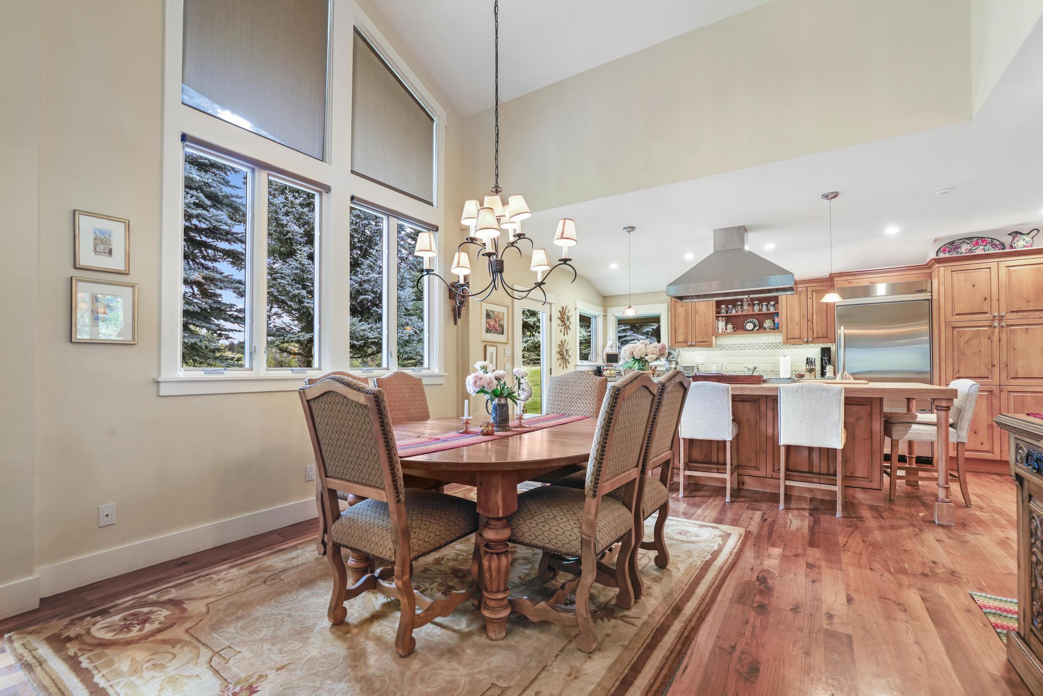 236 Elkhorn Road Sun Valley, ID 83353 - Photo 10 of 34 Facing dining room from living room