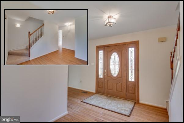 9860 Natick Road Burke, VA 22015 - Photo 3 of 30 Lovely front door with sidelights
