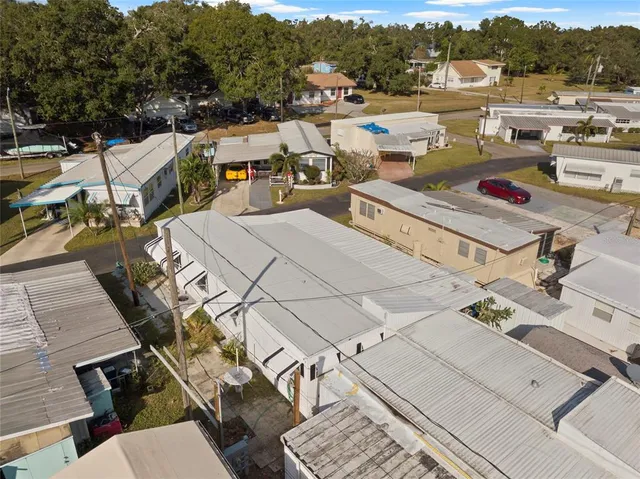 a view of city and mountain