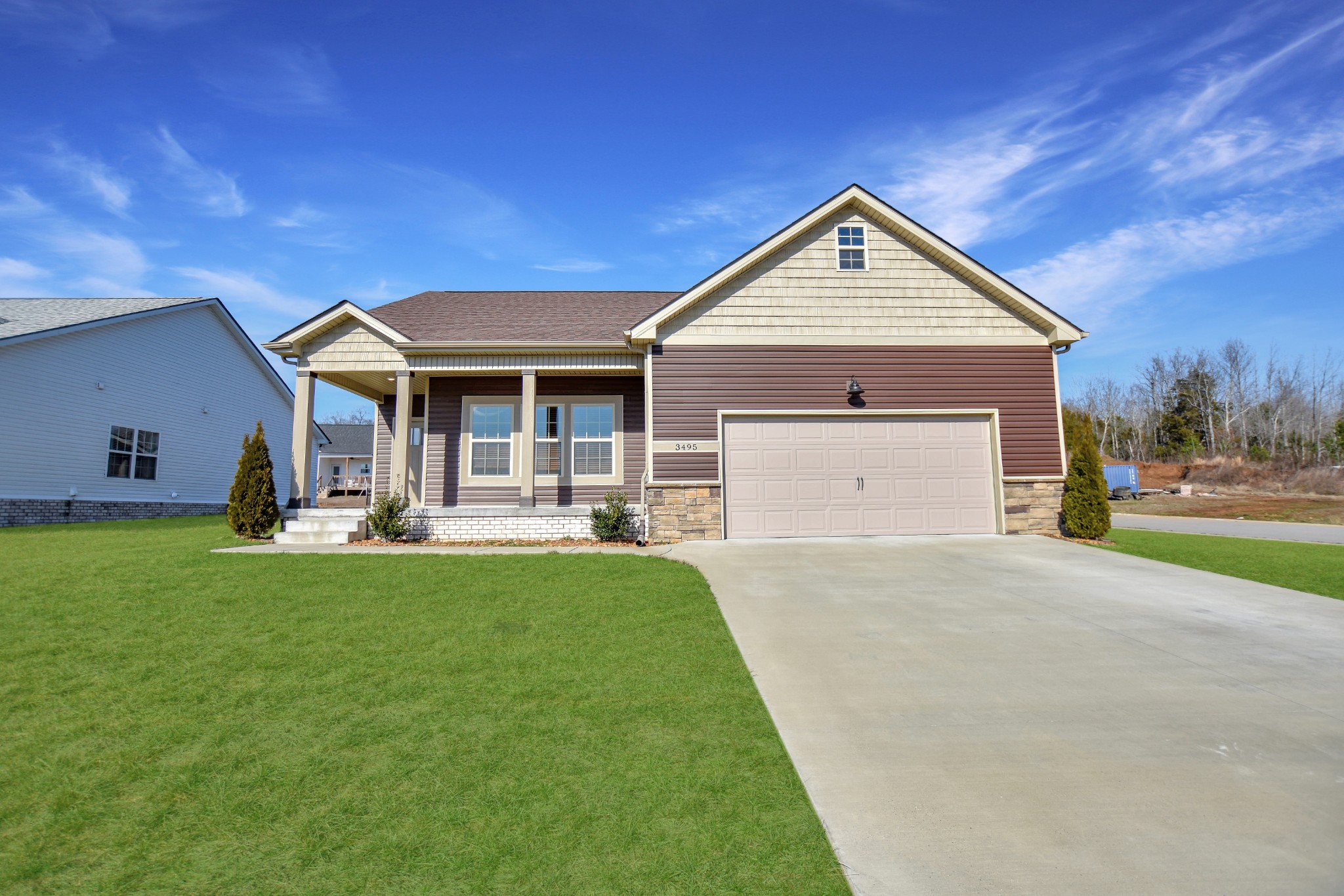3495 Rabbit Run Trail Clarksville, TN 37043 - Photo 1 of 27 a front view of house with yard and outdoor seating
