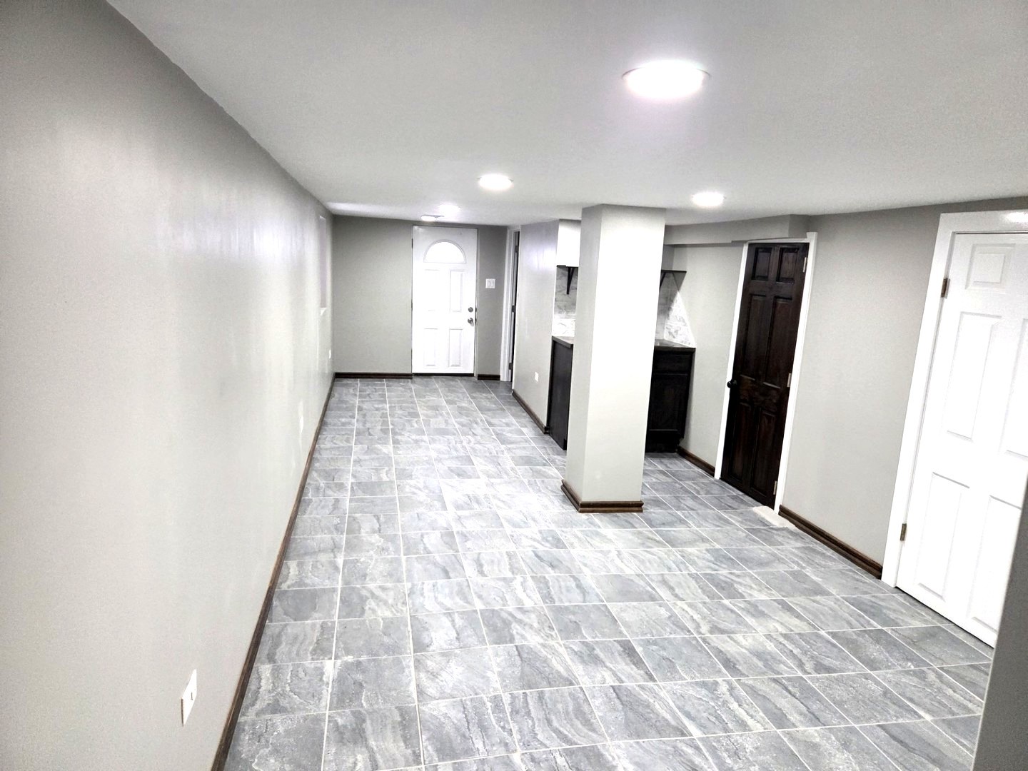 6324 South Francisco Avenue Chicago, IL 60629 - Photo 14 of 25 a view of hallway with stairs and wooden floor