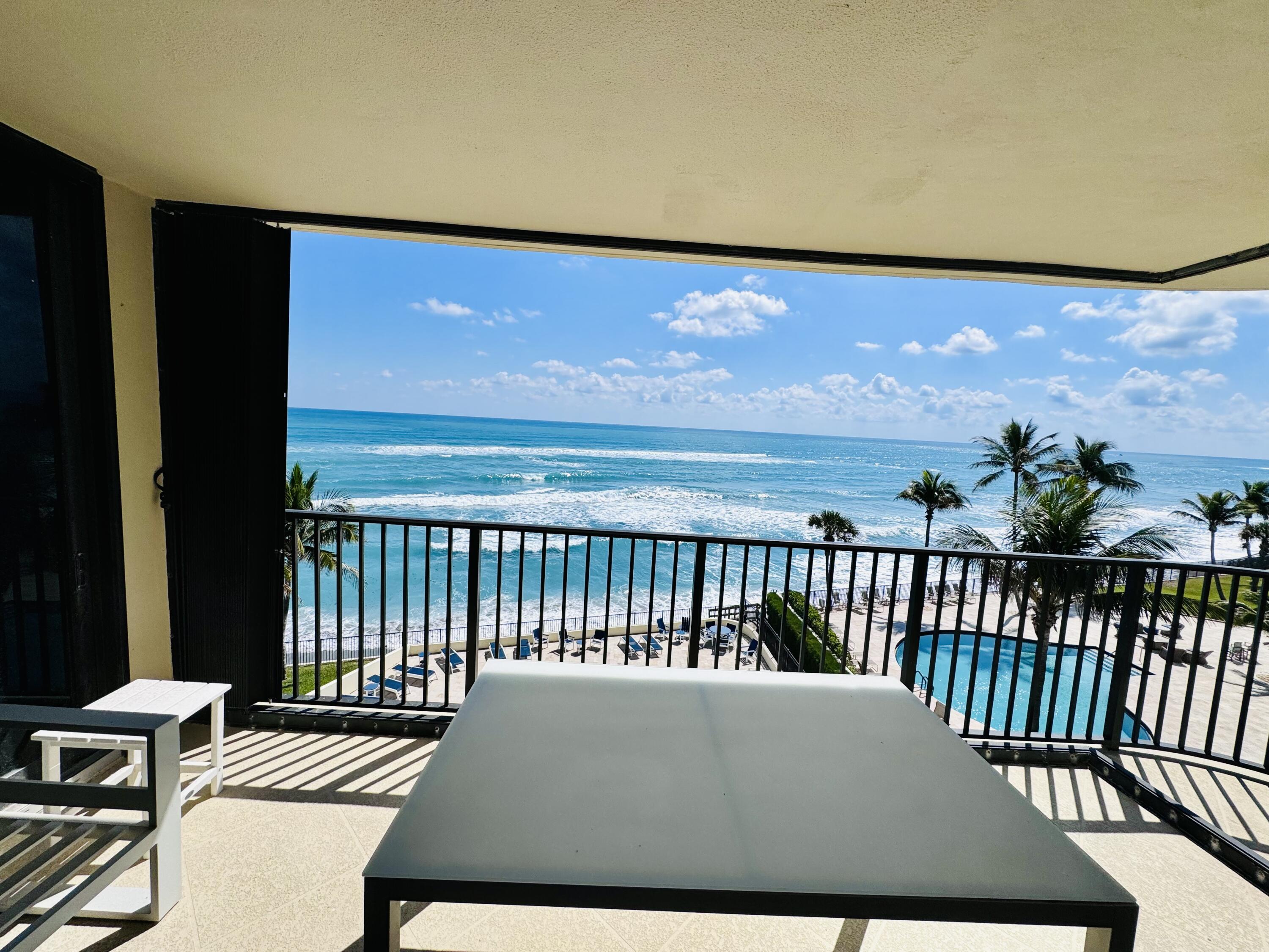 200 South Beach Road, Unit 403 Tequesta, FL 33469 - Photo 26 of 46 a view of balcony with wooden floor