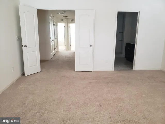 a view of an empty room