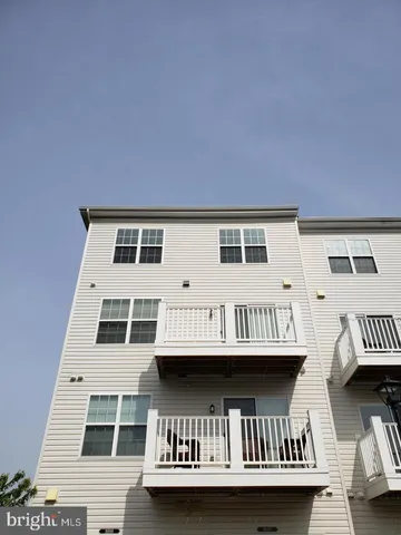 a view of balcony with a deck