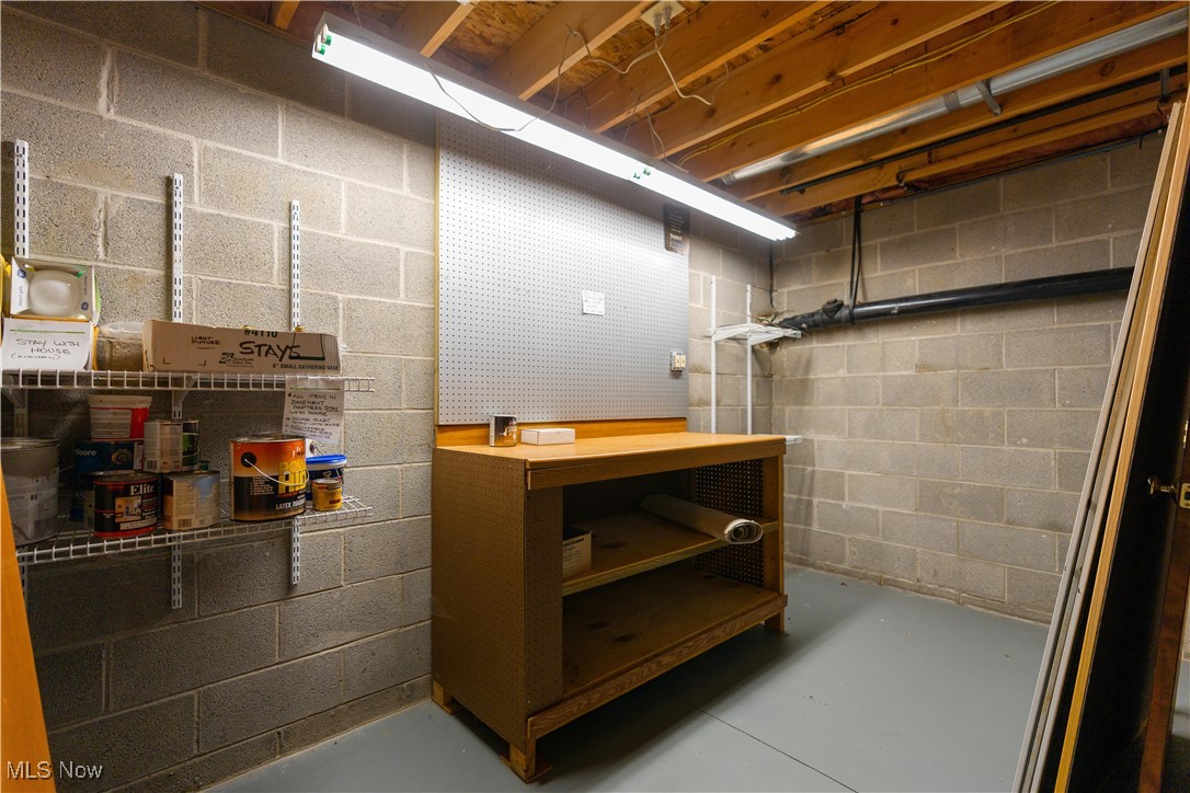 5813 South Cleveland Massillon Road Clinton, OH 44216 - Photo 31 of 45 basement workshop