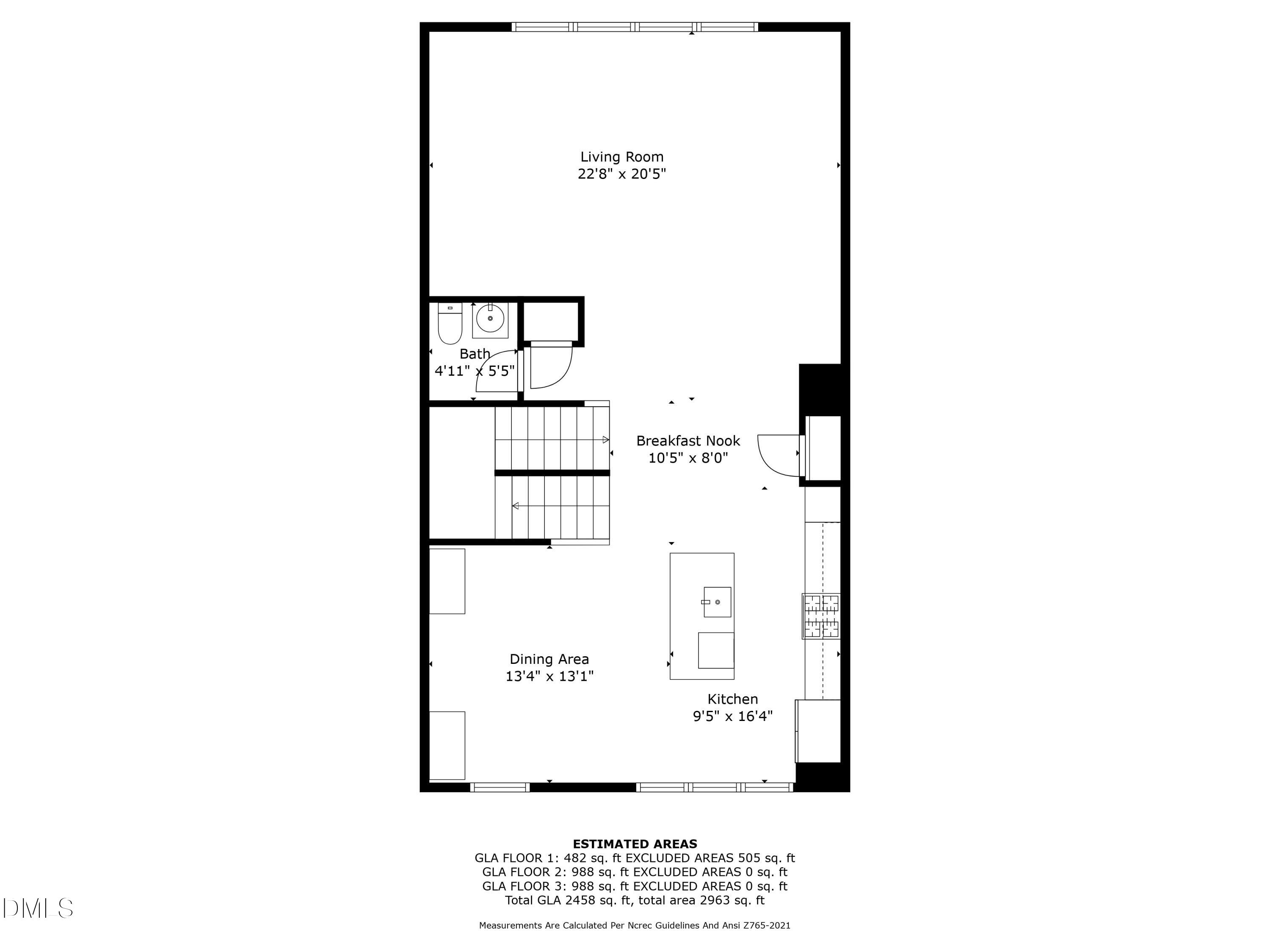 Undisclosed Address Raleigh, NC 27613 - Photo 4 of 38 2nd_floor_3233_lynn_road_raleigh_with_di