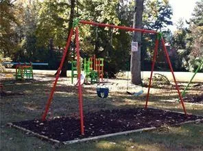 a view of a park with tree