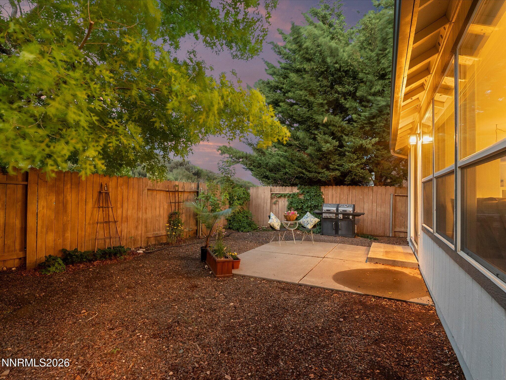 3101 Green River Drive Reno, NV 89503 - Photo 42 of 62 a view of a backyard with a small cabin