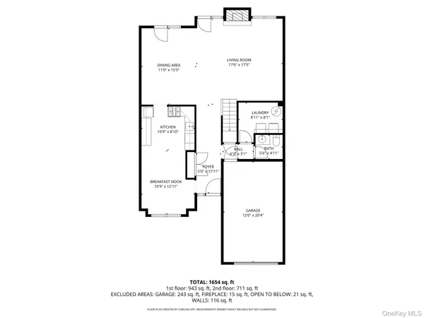 a picture of a floor plan
