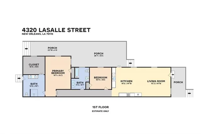 $3,800 | 4320 Lasalle Street, New Orleans, LA 70115