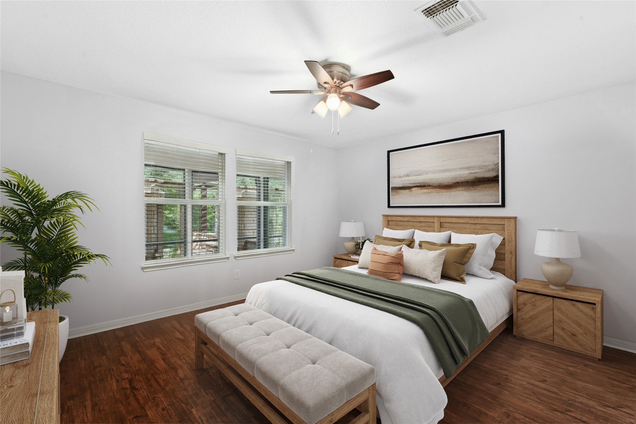 407 Fannin Court Georgetown, TX 78633 - Photo 14 of 40 a bedroom with a large bed and a window