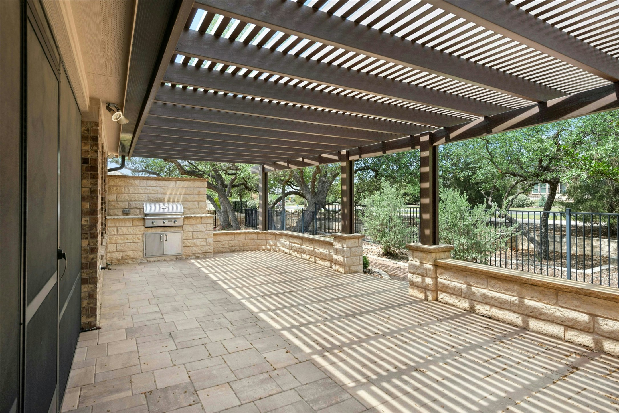 407 Fannin Court Georgetown, TX 78633 - Photo 28 of 40 a view of a porch and garden