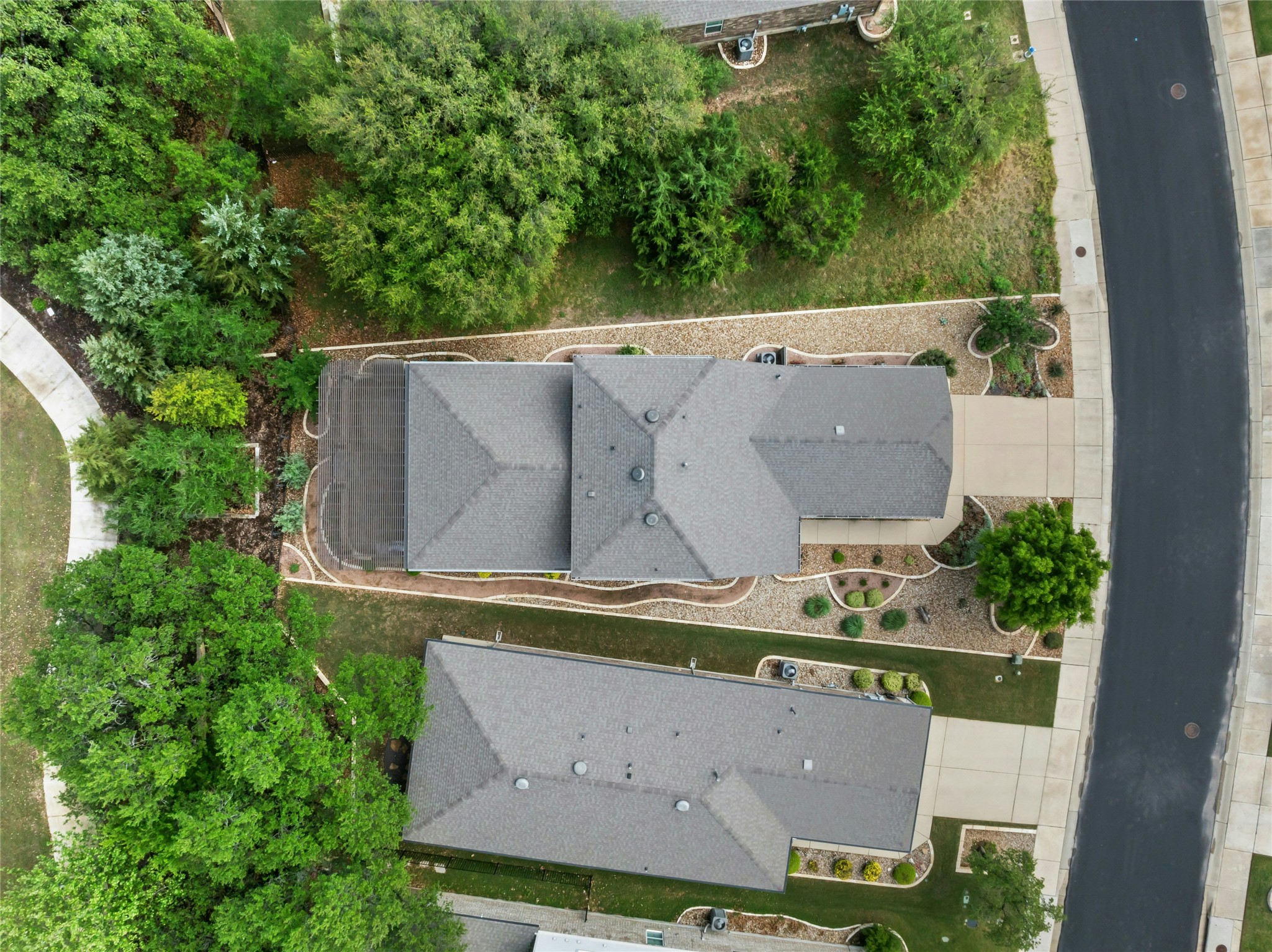 407 Fannin Court Georgetown, TX 78633 - Photo 33 of 40 an aerial view of house with yard