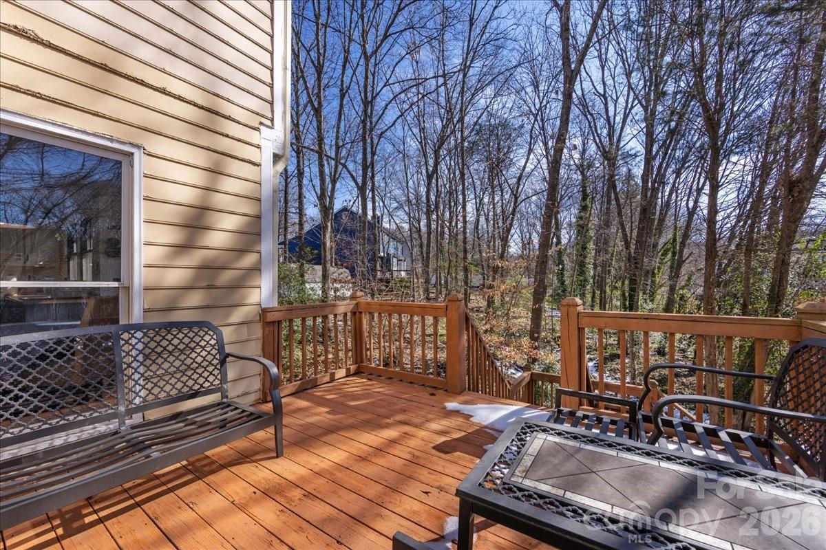 4107 Brownes Ferry Road Charlotte, NC 28269 - Photo 41 of 42 a view of a patio with iron fence