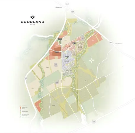 an aerial view of a residential houses with outdoor space