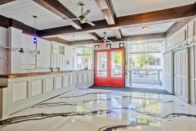 a view of front door