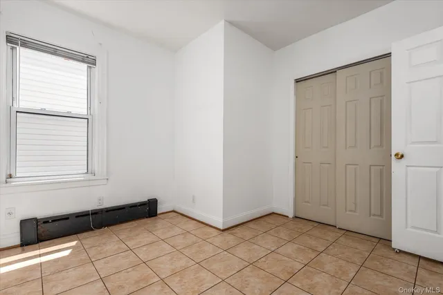 a view of a closet area fire place