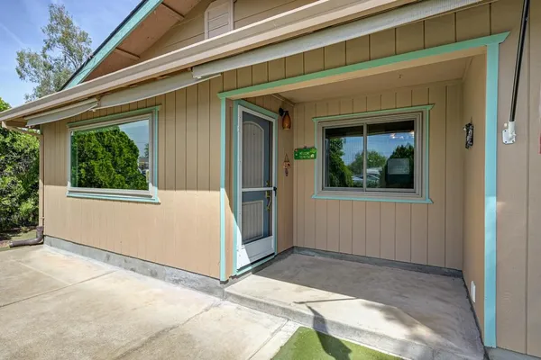 a view of front door