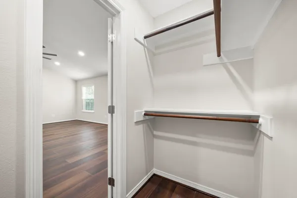 a view of walk in closet