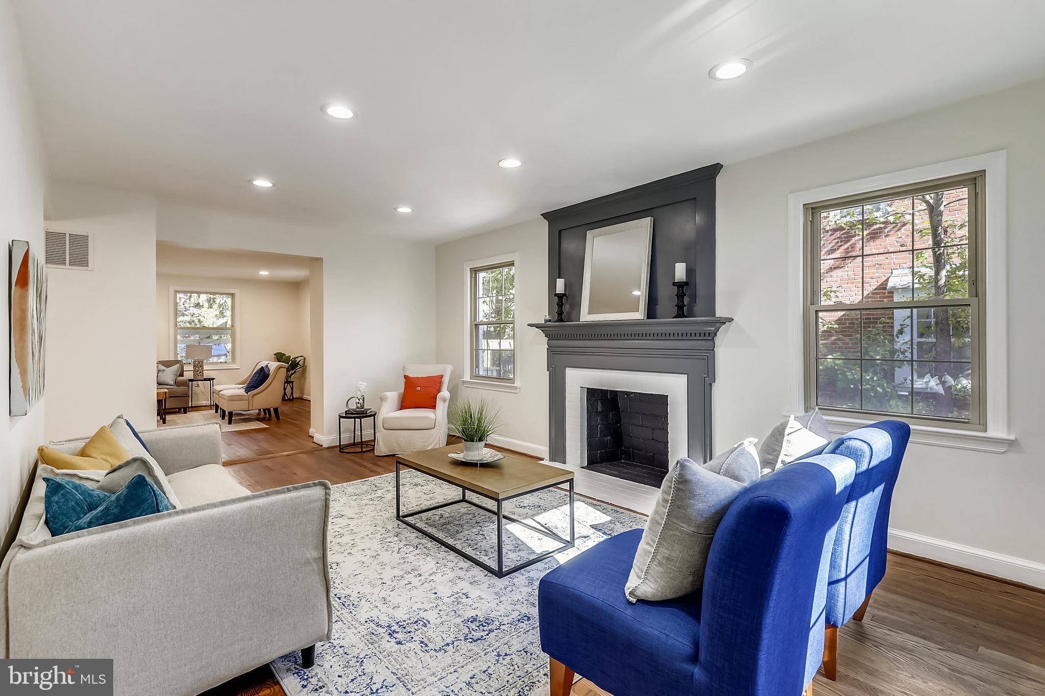 303 Penwood Road Silver Spring, MD 20901 - Photo 12 of 44 Living Room opens to Family Room