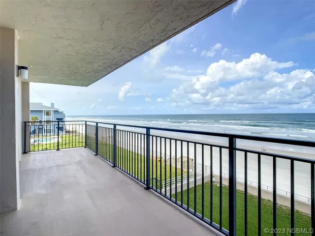 a view of an ocean and beach