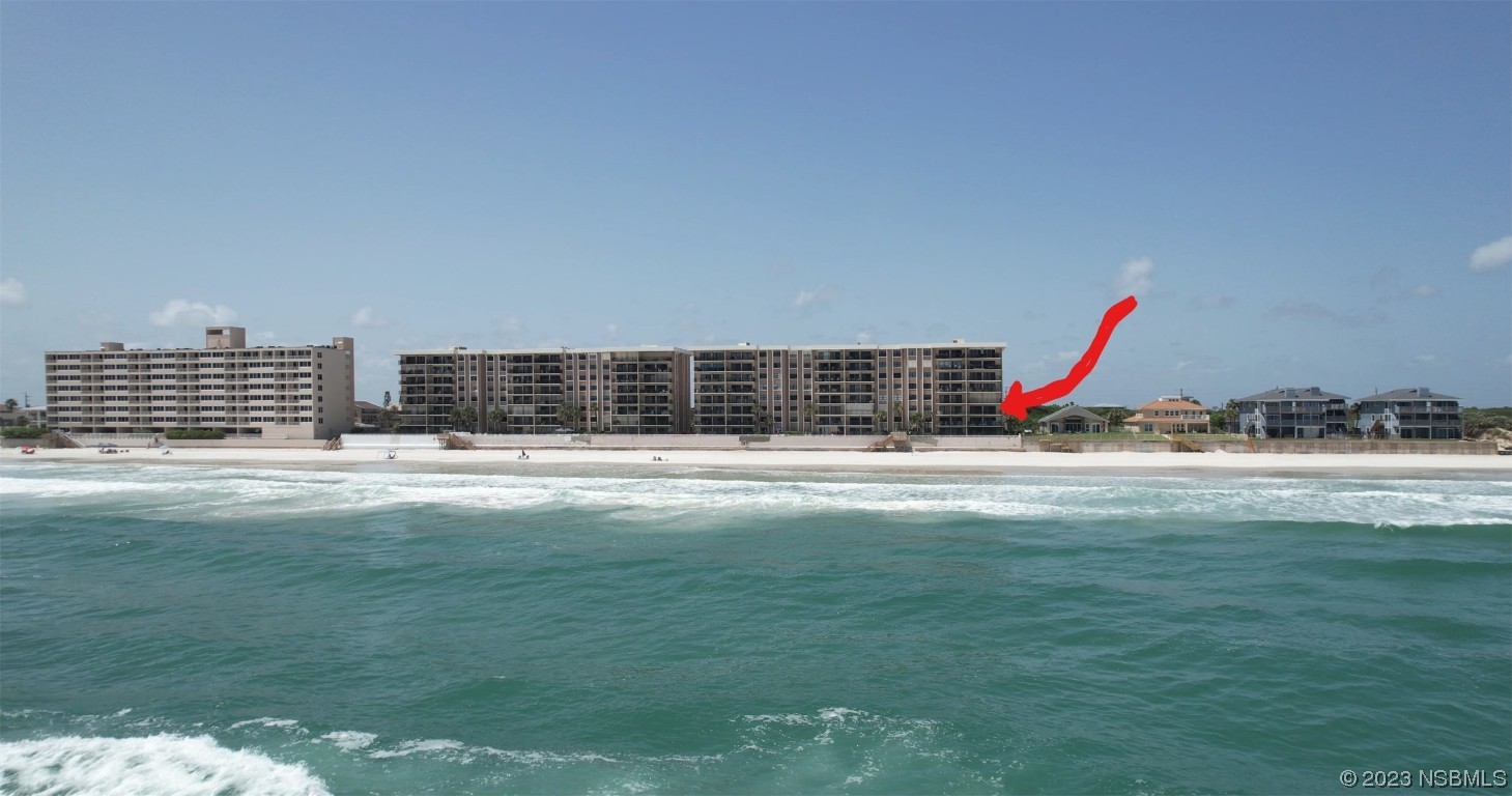 4435 South Atlantic Avenue, Unit 311 Ponce Inlet, FL 32127 - Photo 43 of 44 a view of outdoor space with deck and flat screen tv