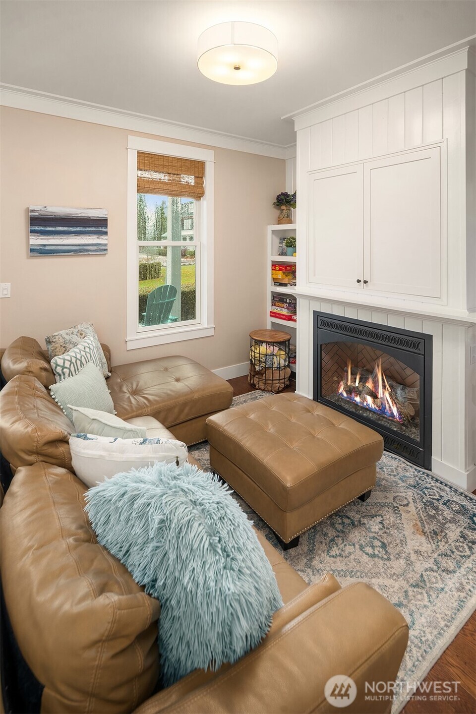 24 Float Lane Pacific Beach, WA 98571 - Photo 8 of 23 a bedroom with two beds and a fireplace