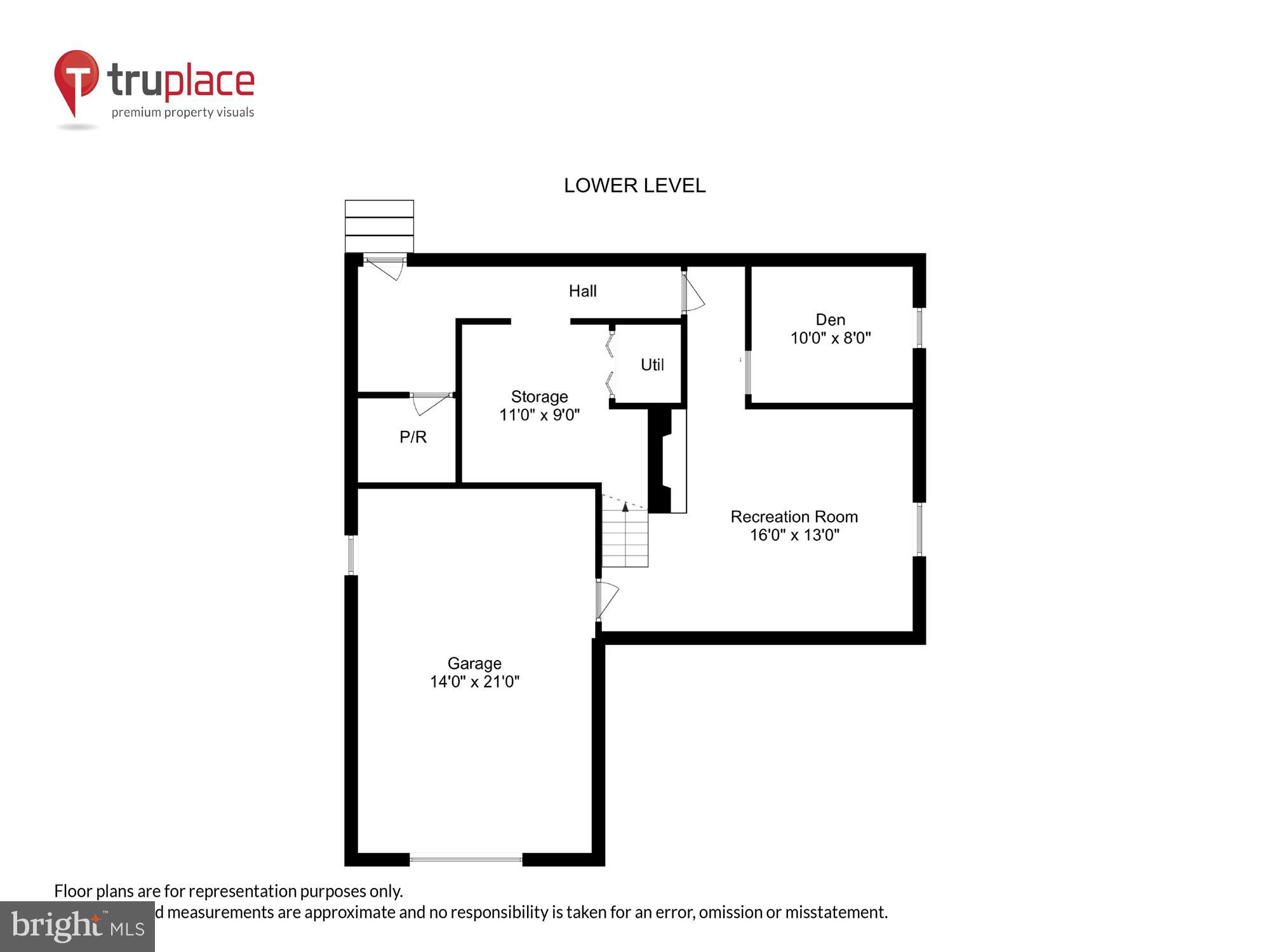 2433 Ridge Rd Drive Alexandria, VA 22302 - Photo 37 of 59 Lower Level (Labels & Measurements)