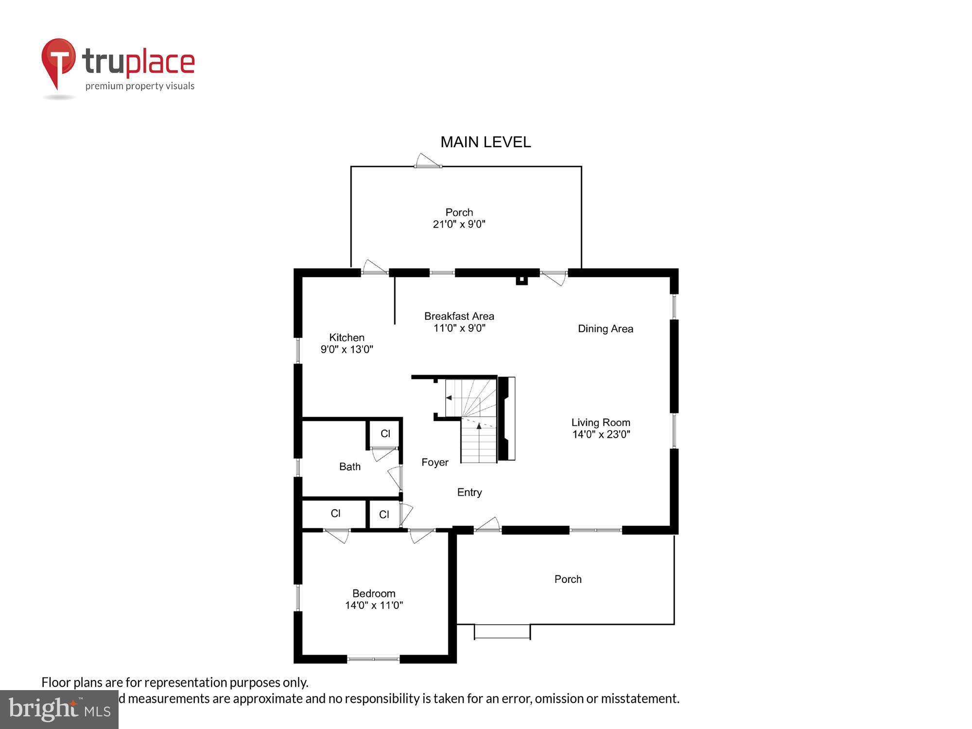 2433 Ridge Rd Drive Alexandria, VA 22302 - Photo 4 of 59 Main Level (Labels & Measurements)