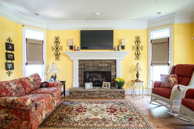 112 Pate Road Macon, GA 31210 - Photo 22 of 24 a living room with furniture and a fireplace