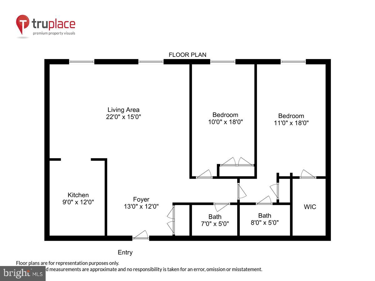 2501 Calvert Street Northwest, Unit 804 Washington, DC 20008 - Photo 45 of 45 Floor plan