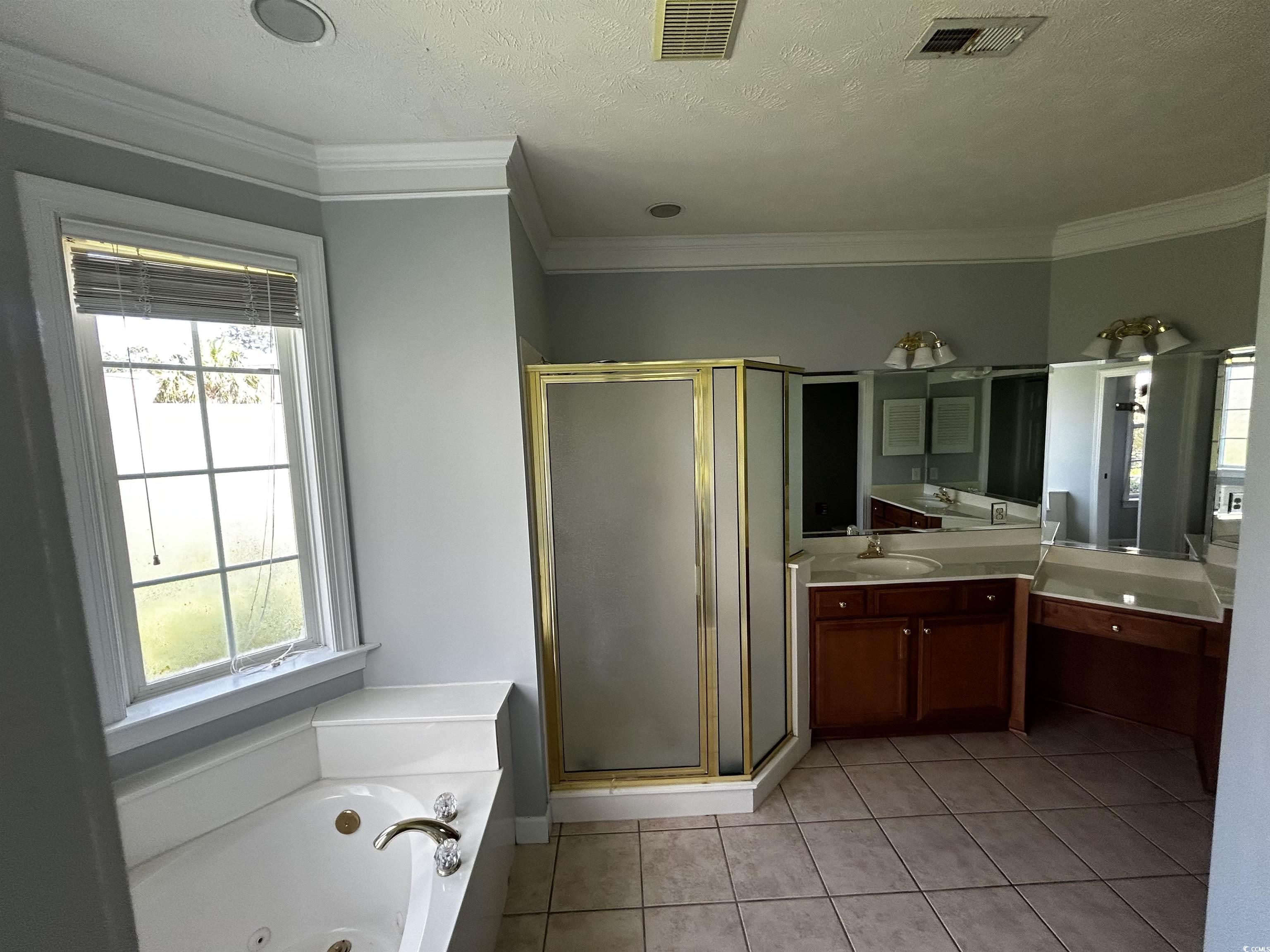 1300 Manchester Court Murrells Inlet, SC 29576 - Photo 24 of 40 Bathroom featuring tile flooring, ornamental moldi