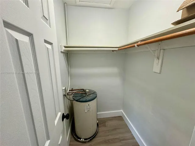 a close view of a washer and dryer