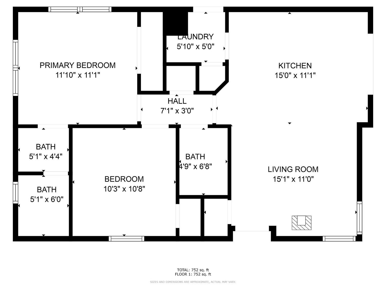 3745 Paramae Road Rail Road Flat, CA 95245 - Photo 46 of 95 Guest House is 736 sq. ft 2 bd/2 ba.