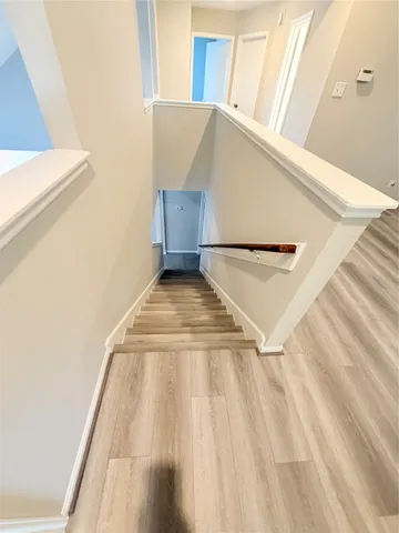 wooden floor in a room