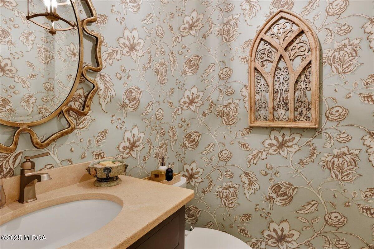 11 River Trace Macon, GA 31210 - Photo 61 of 61 a bathroom with a sink and mirror with toilet