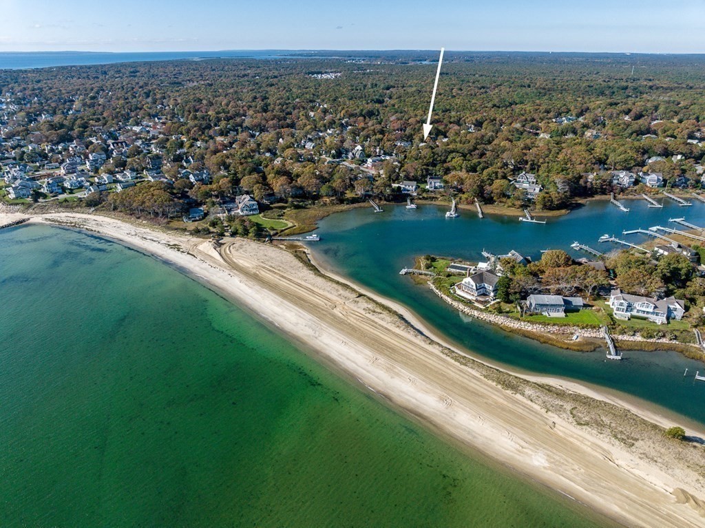 2 Uncle Percy's Road Mashpee, MA 02649 - Photo 5 of 32 an aerial view of a residential houses with outdoor space and street view