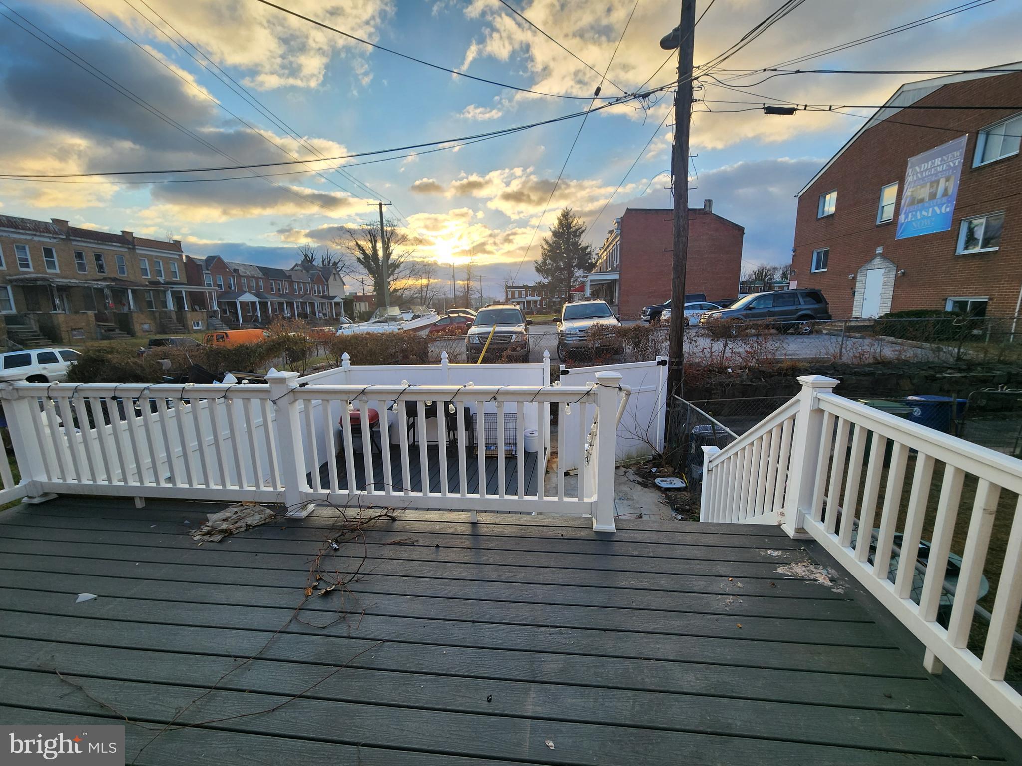 3213 Spaulding Avenue Baltimore, MD 21215 - Photo 7 of 26 a view of a balcony with wooden floor