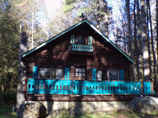 81 Henning Road Albrightsville, PA 18210 - Photo 5 of 29 a front view of a house with a garden and plants